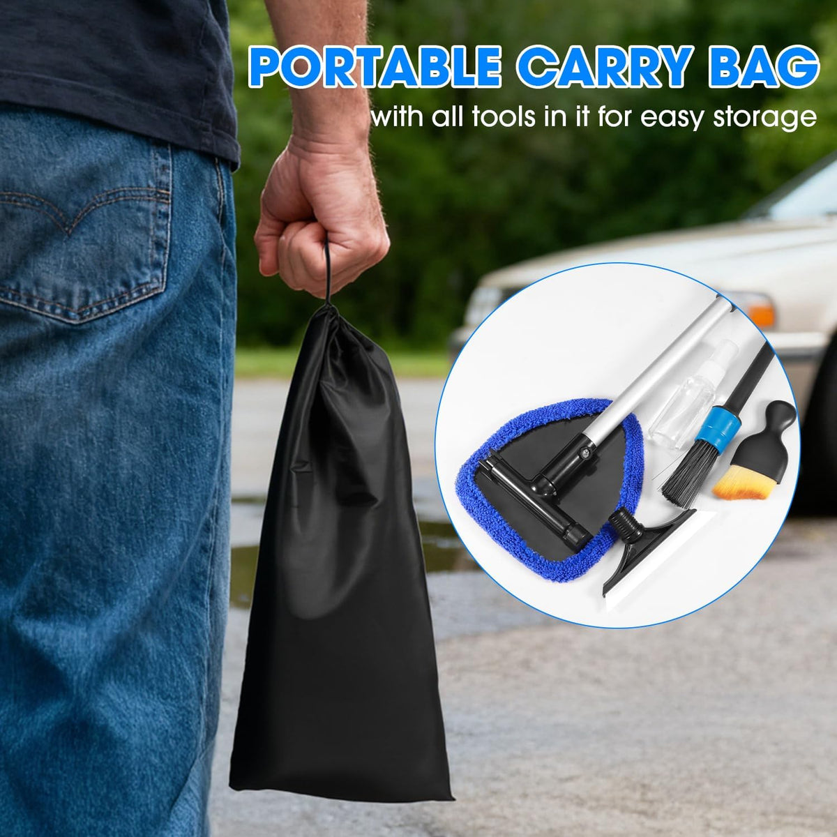 Windshield Cleaner Tool & Car Cleaning Kit