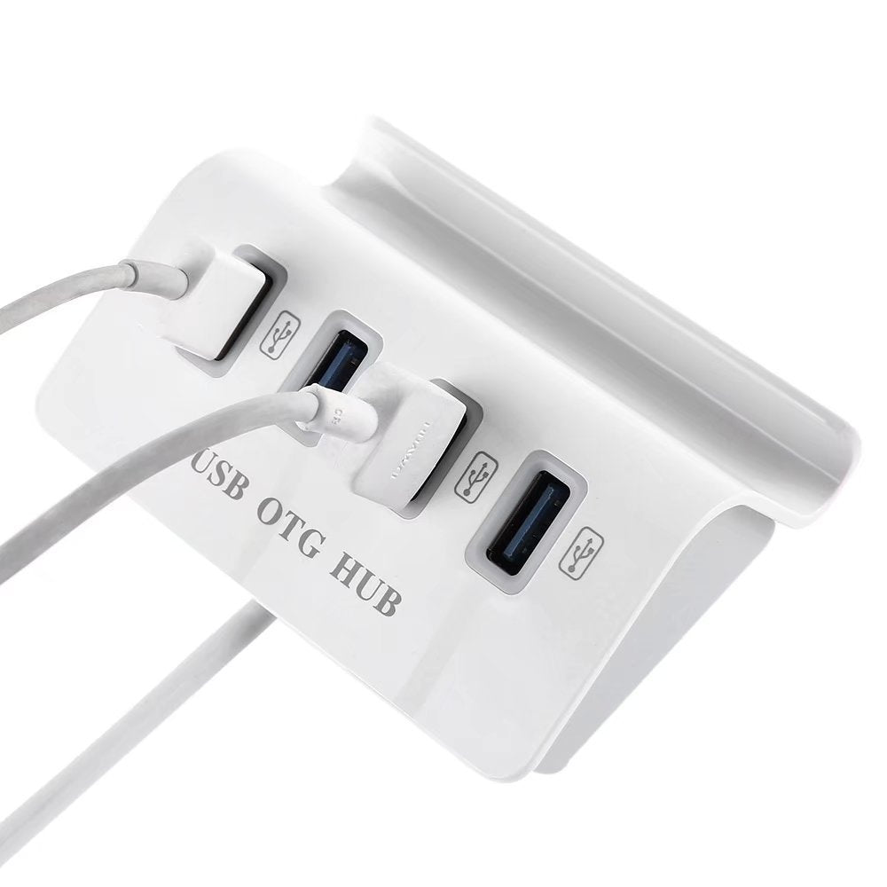 in 1 USB OTG Hub Phone Holder with Micro USB Head