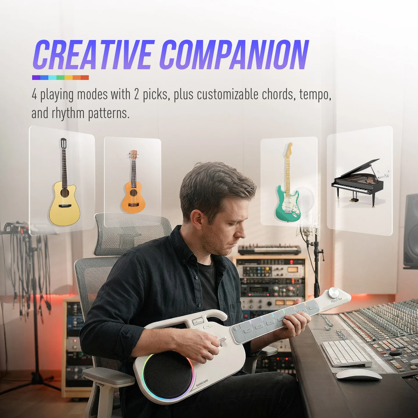 NeoUke Smart Guitar Smart Ukulele