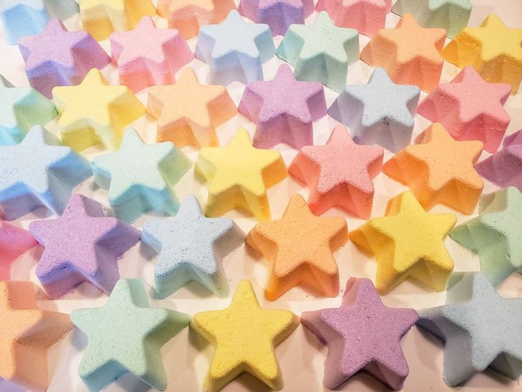 All Natural Star Bath Bombs