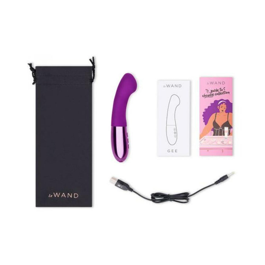 Gee G-spot Targeting Rechargeable Vibrator Cherry
