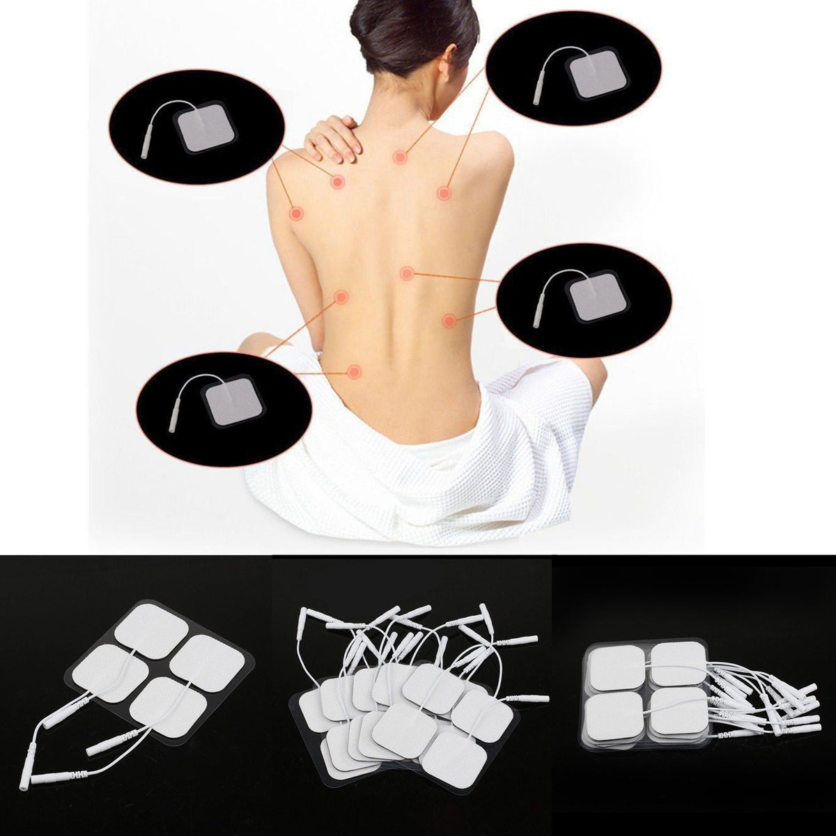 20 Piece Electrode Pads For Therapy Massager