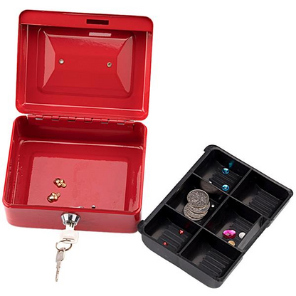 Mini Petty Cash Money Box Stainless Steel safe Box