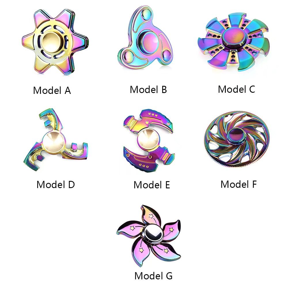Colorful Zinc Alloy Fidget Spinner