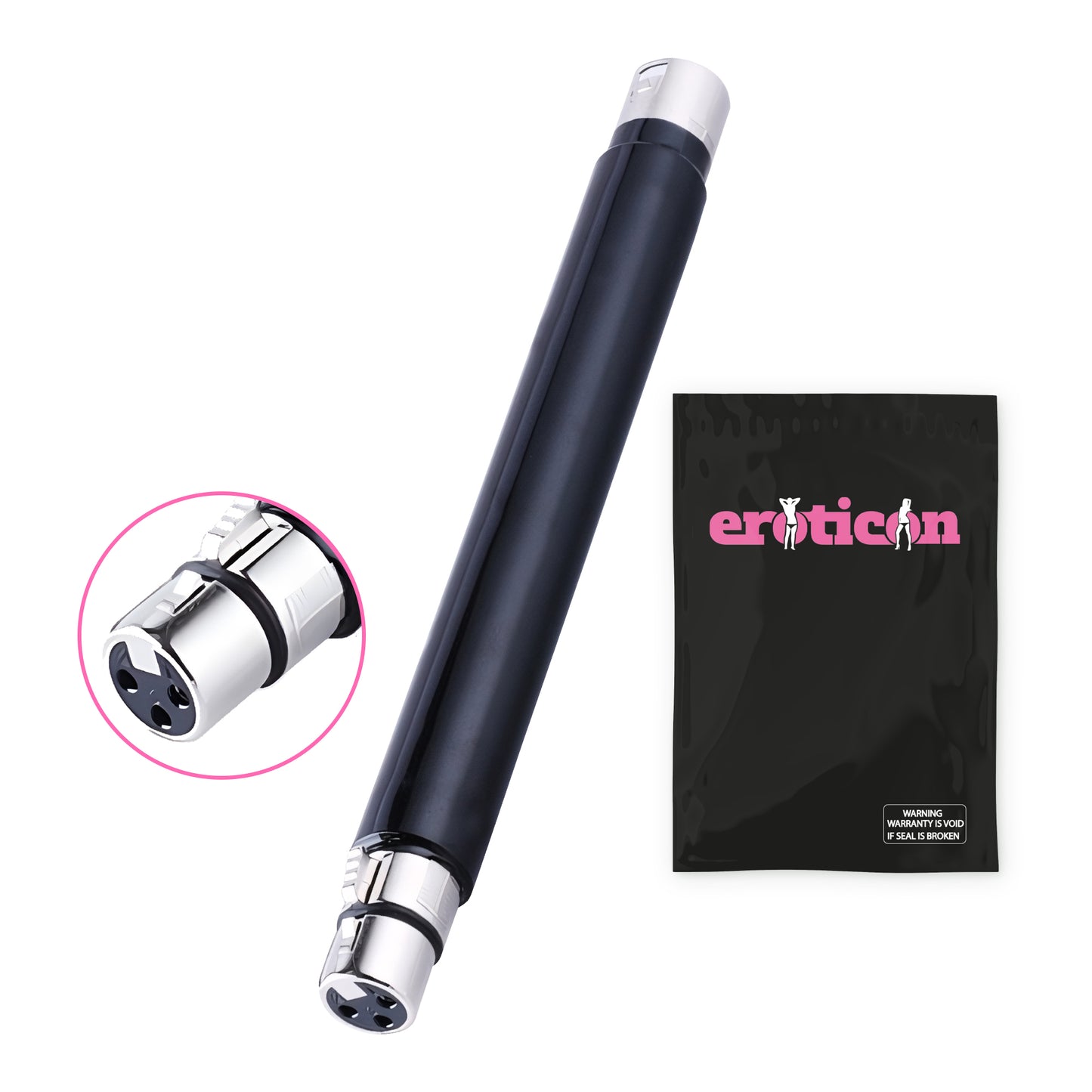 Extension for Sex machine - 25cm long - Straight and Sturdy - 3XLR