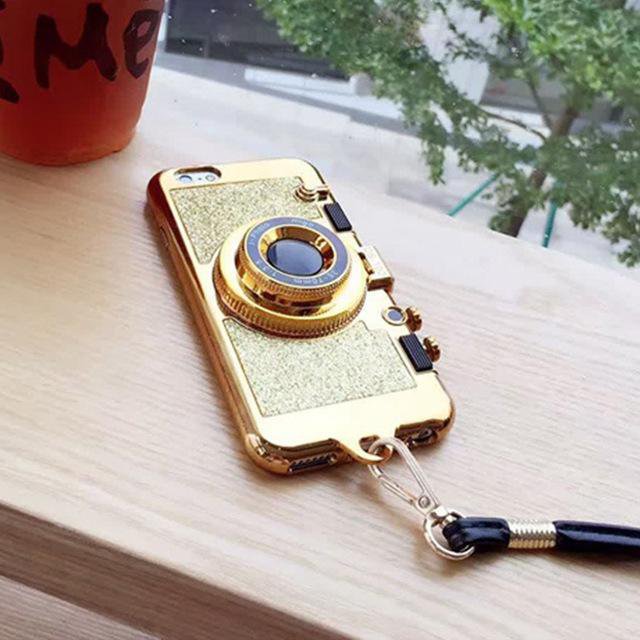 Glitter Camera iPhone Case