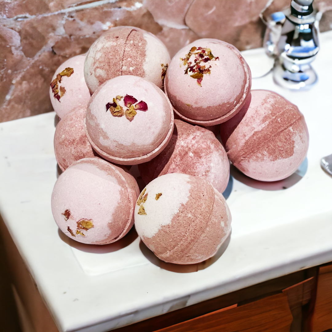 Wild Rose Botanic Large Bath Bomb - 8oz