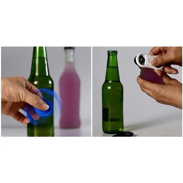 Dual-bar Fidget Spinner & Bottle Opener