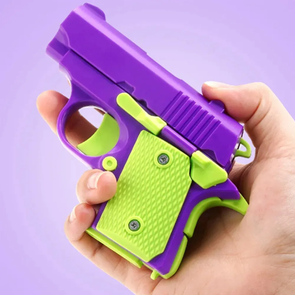 2pcs Fidget Toy Set Claw Knife mini Gun