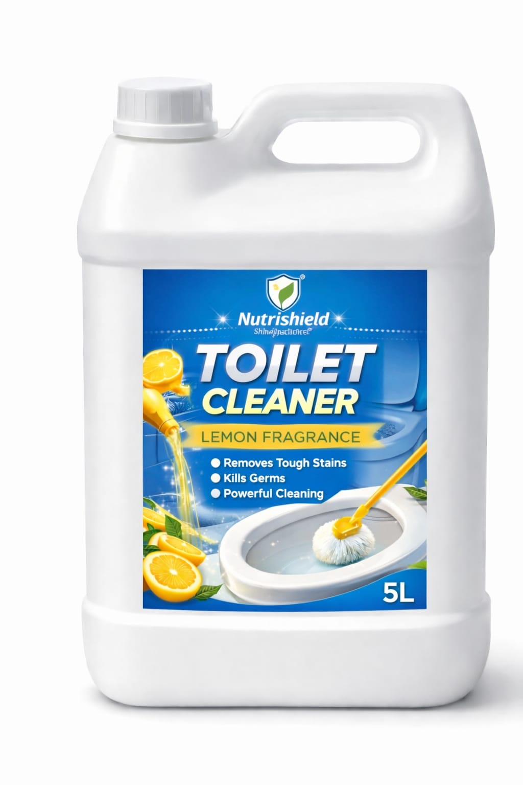 Nutrishield Lemon Toilet Cleaner 5L
