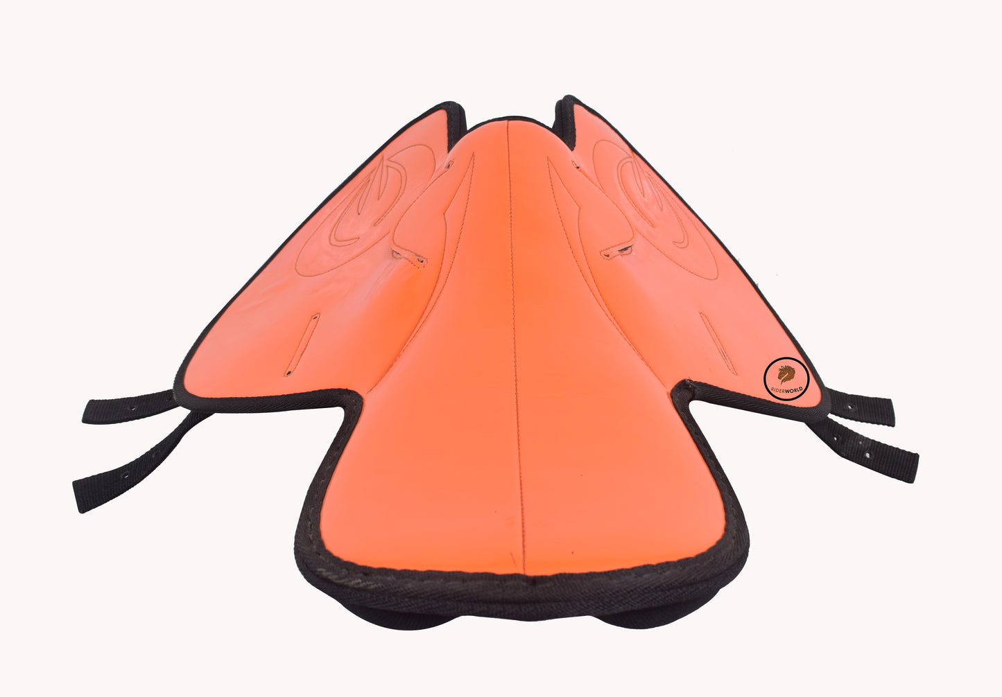 Orange Synthetic Racing Exersize Saddle Sizes 15" to 18" Inch