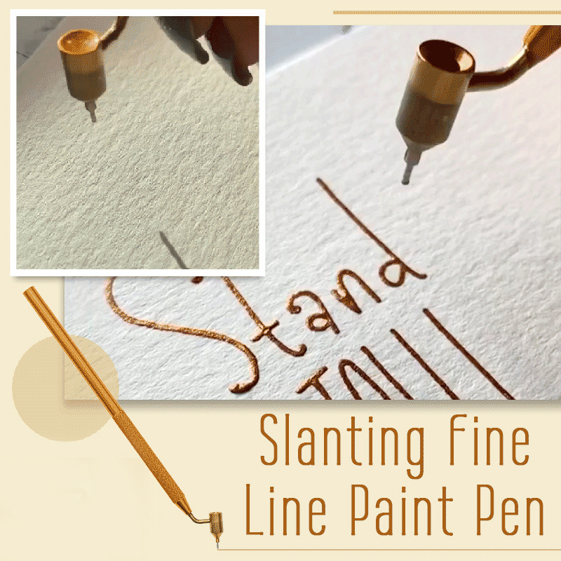 Creative Slanting Fine Line Paint Pen Precision Touch Up Paint