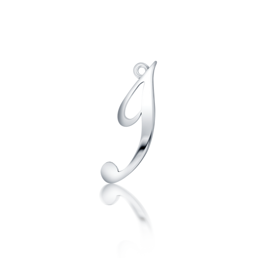 Elegant Letter “I” Charm