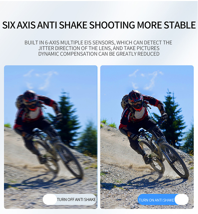 Action Camera 4K60FPS Waterproof Sport Drive recorder Helmet Camera
