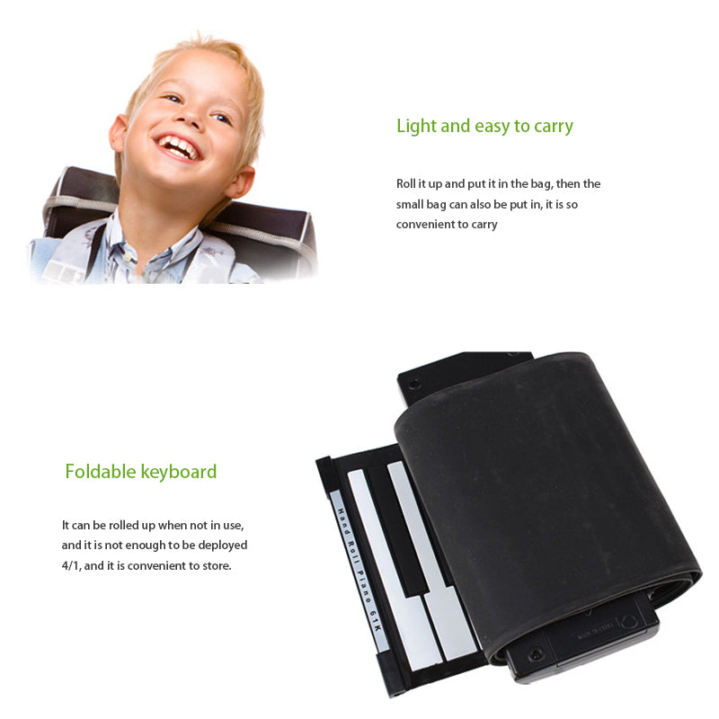 Portable 61 Keys Professional Smart Folding Piano