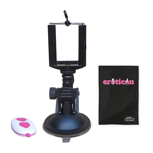 Cell phone holder for Sex machine - Remote control included