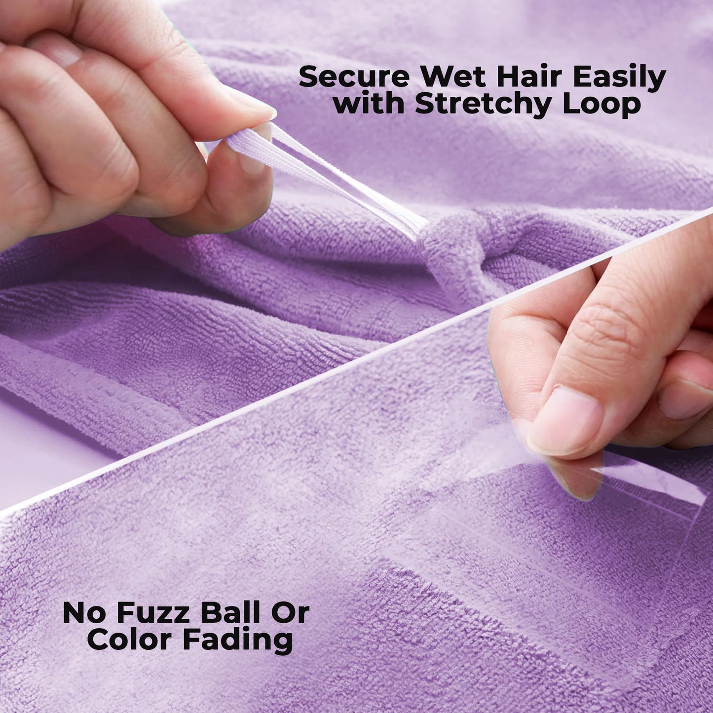 Pack of 3 Pcs Hair Towel Wrap Turban Microfiber