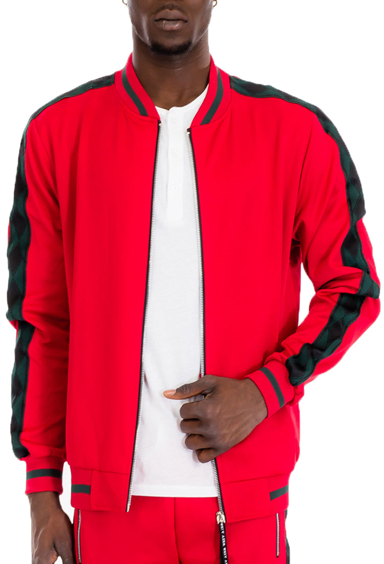 Diamond Tape Track Jacket TJ0794