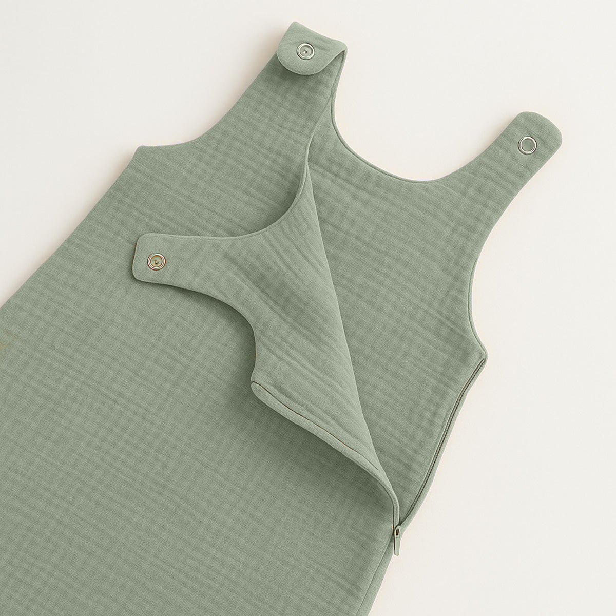 Organic Cotton Summer Sleeping Bag - Green