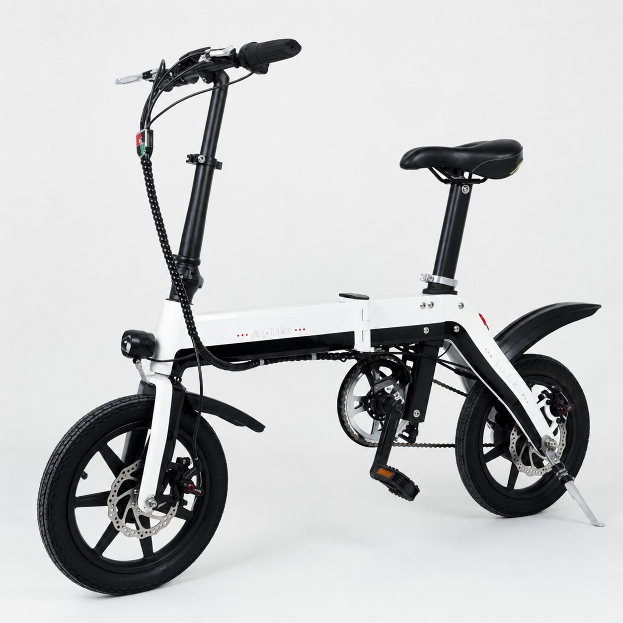 LOOK 14 Inch Foldable Electric Mini Bike with 350W Brushless Motor