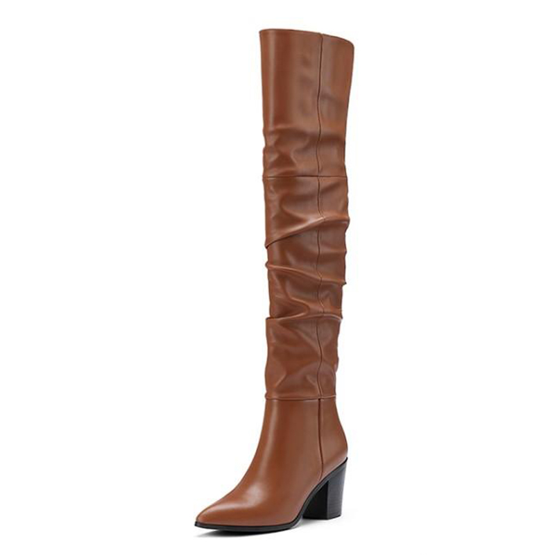VELORIA™ Women's Over-the-Knee Leather Boots