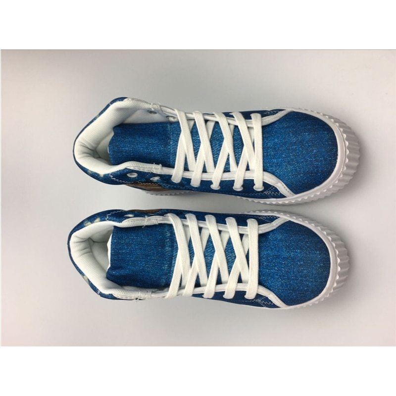 PrintKicks™ – Custom High-Top Platform Sneakers (Women)