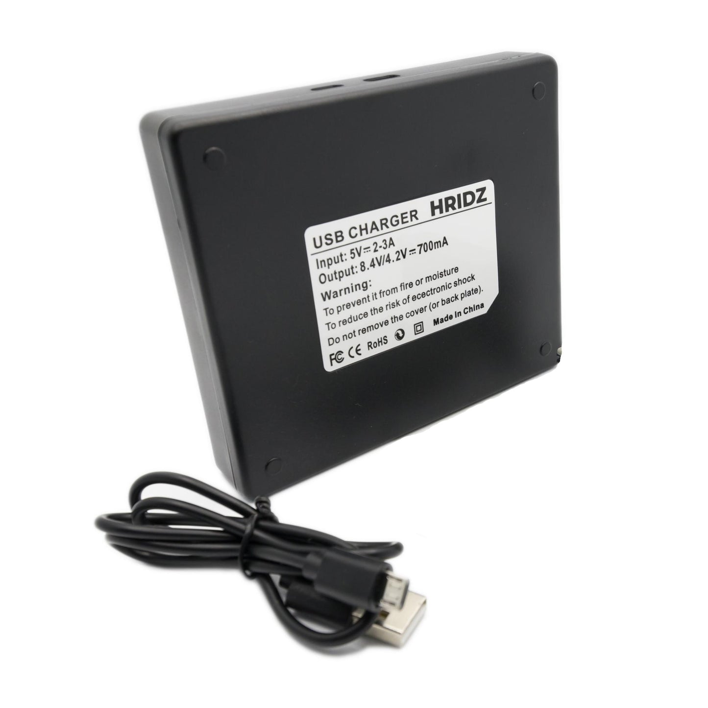 Hridz LP-E5 Dual Battery Charger for Canon EOS Rebel and Kiss Cameras