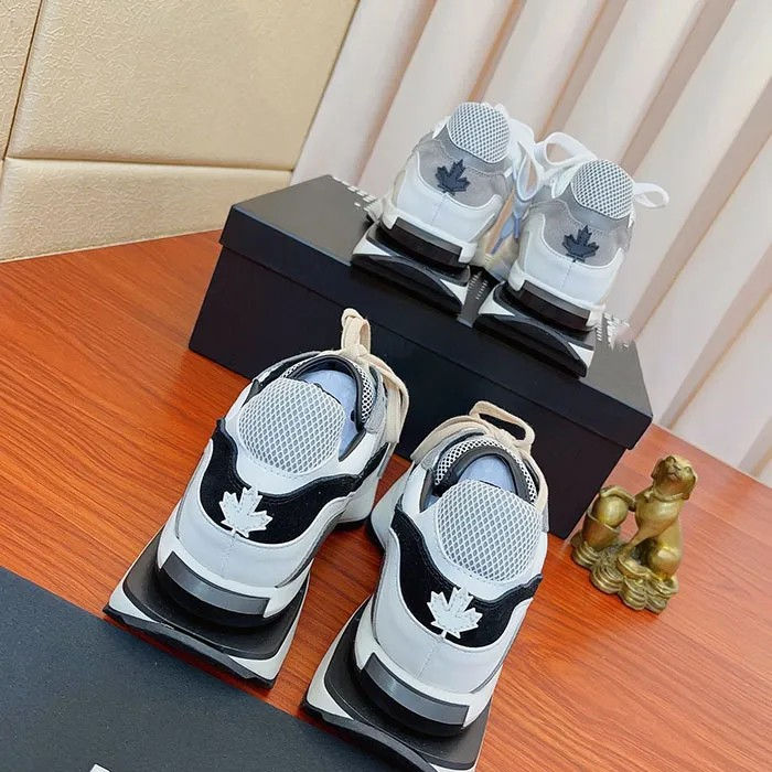 Pappies™ – Thick Bottom Colorblock Sneakers