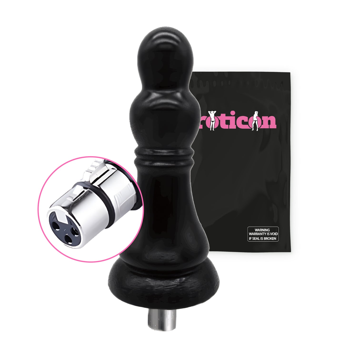 Anal plug / Dildo 15.5cm - 3XLR attachment