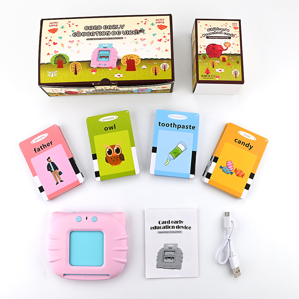 For Kids Electronic Cognitive Cards Talking Flash Cards Audio Books
