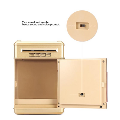 Automatic Electronic Piggy Bank ATM Password Money Box For Children