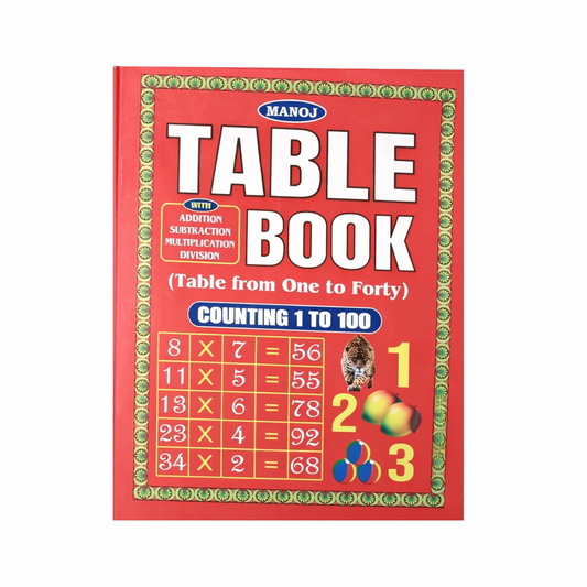 Kids Table Book 1 to 40