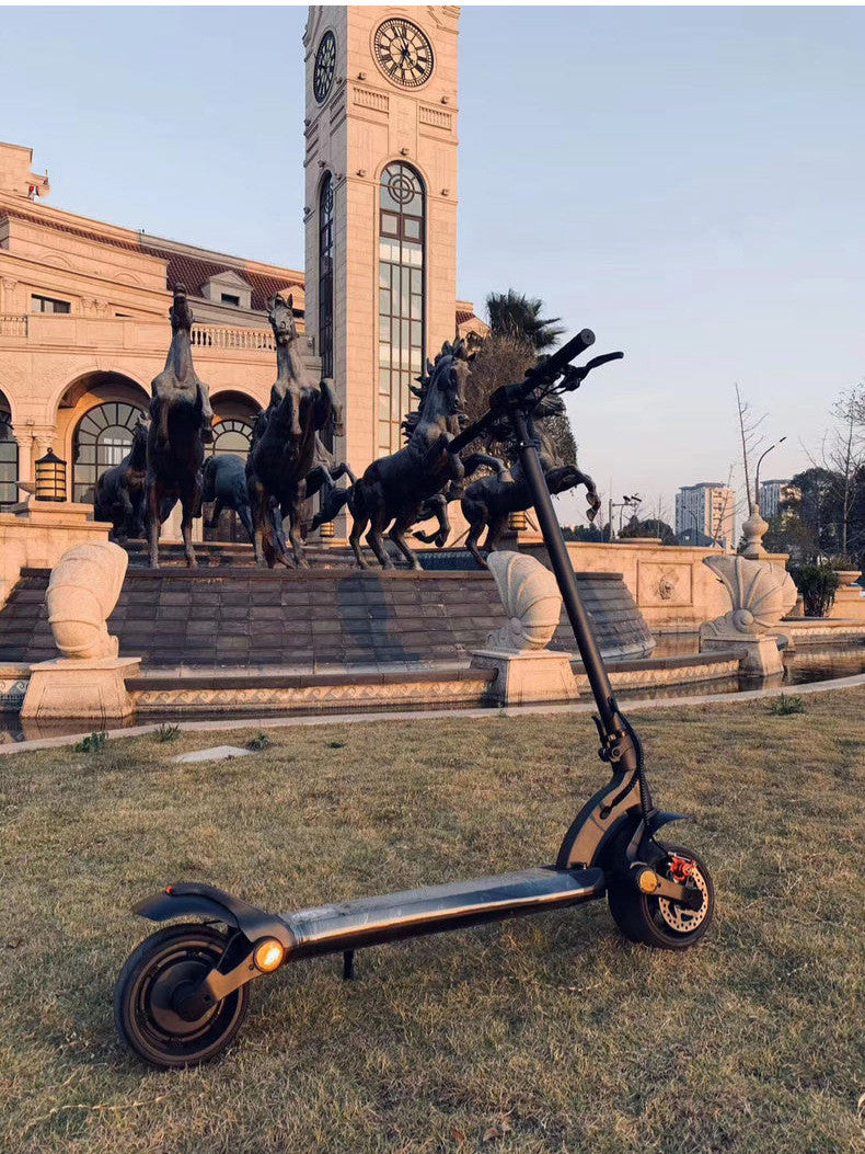 LuxeEnergy™ Double Drive Folding Electric Scooter