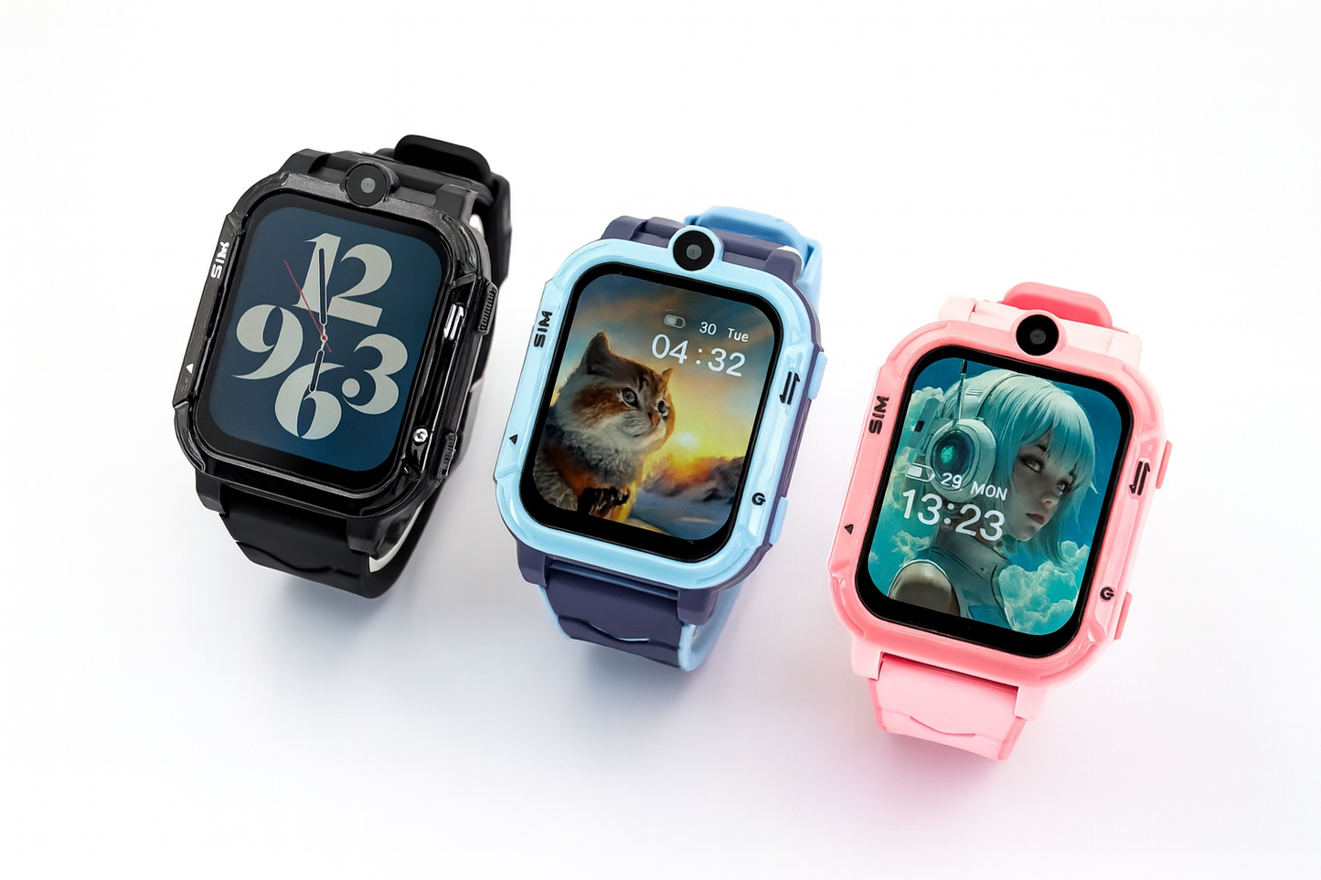 4G Kids Smartwatch with GPS Video Call Camera Sim Card for Boys Girls