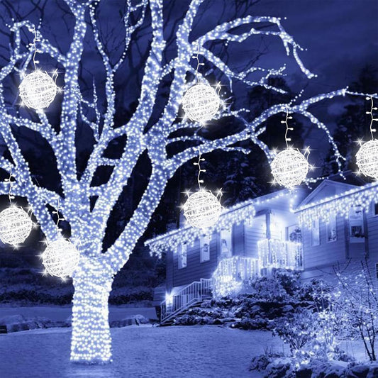 Outdoor Christmas Balls LED Globe Lights