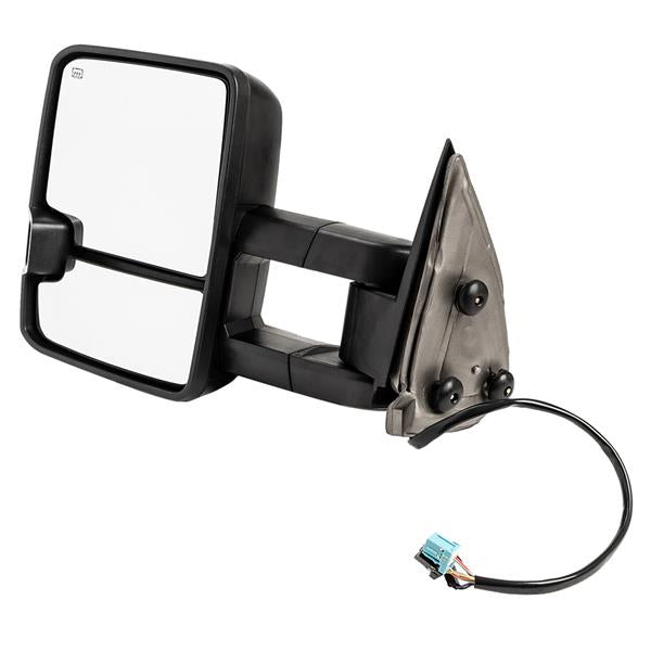For 2007 GMC Sierra Classic Power Heated Smoke LED Signal Tow Mirrors