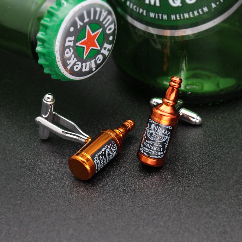 Whisky Bottle Cufflinks