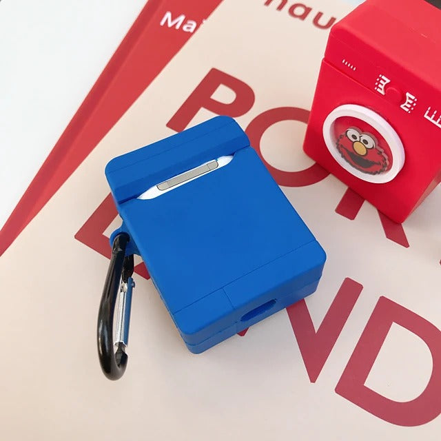 3D Drum Sesame Street Washing Machine AirPods Case