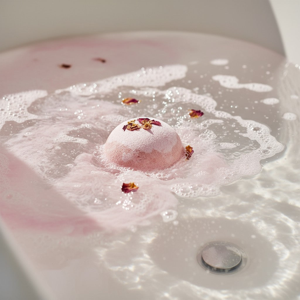 Wild Rose Botanic Large Bath Bomb - 8oz