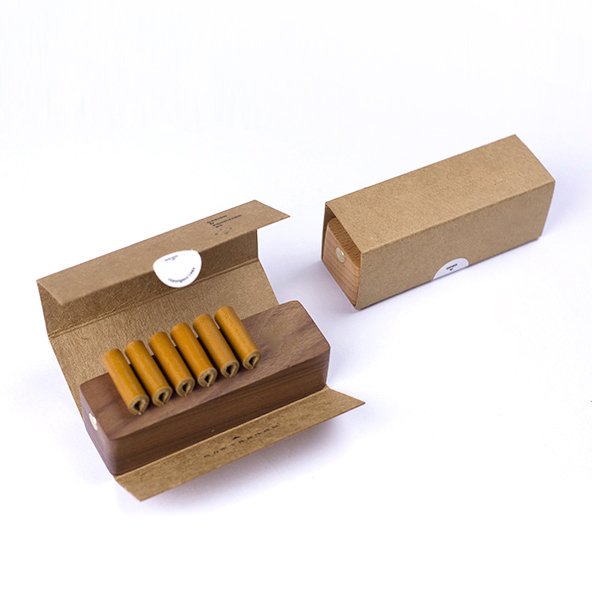 Wooden Genuine leather Cable Manager