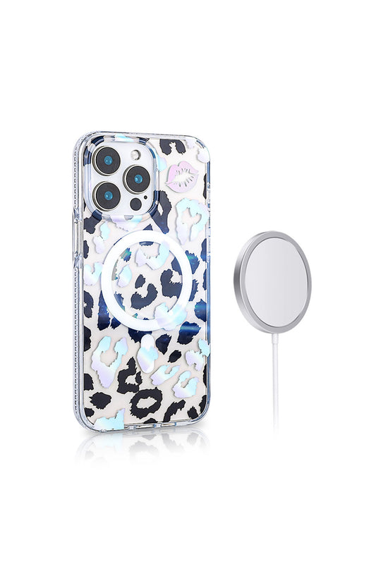 iPhone 12 Pro Case with MagSafe Feature, Jago Leopard Design Cover