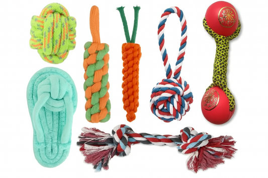 Rope Ball Chew Toy for Puppies and Small Dogs