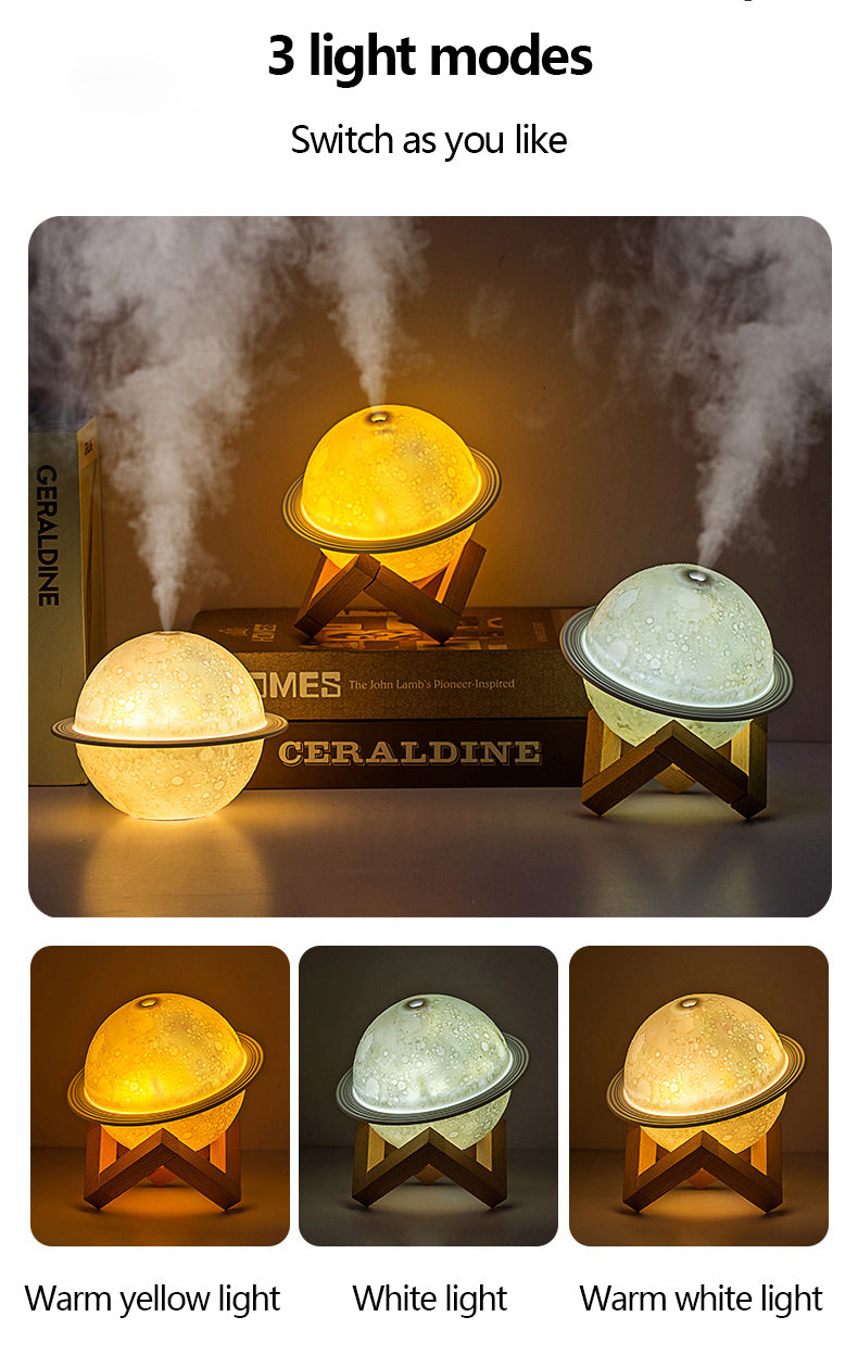 200Ml 3D Moon Lamp Air Purifier
