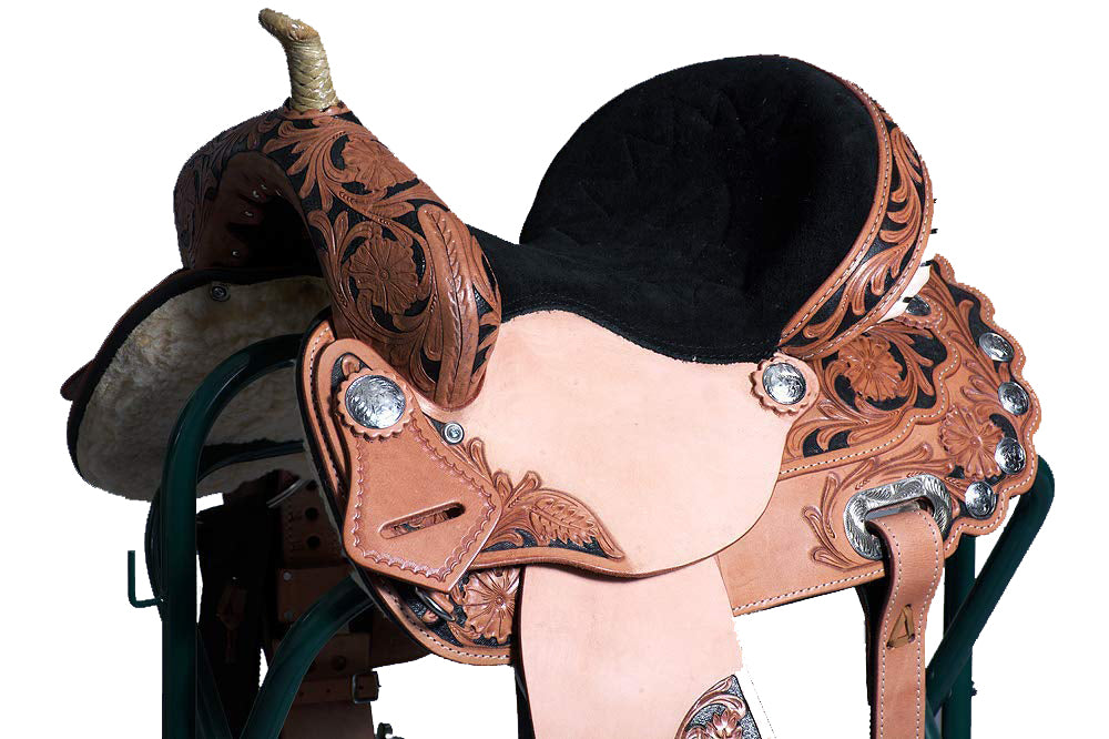 Premium Leather Western Kids Horse Saddle Size 10" to 13"