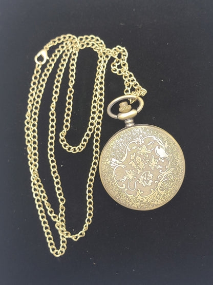Full Hunter Bronze EMT Pocket Watch | Gift Box Included