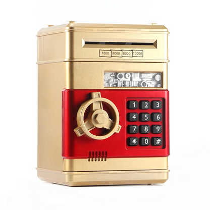 Automatic Electronic Piggy Bank ATM Password Money Box For Children