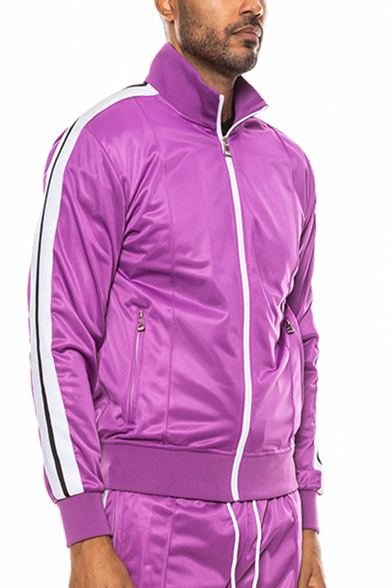 STRIPED TAPE TRACK JACKET