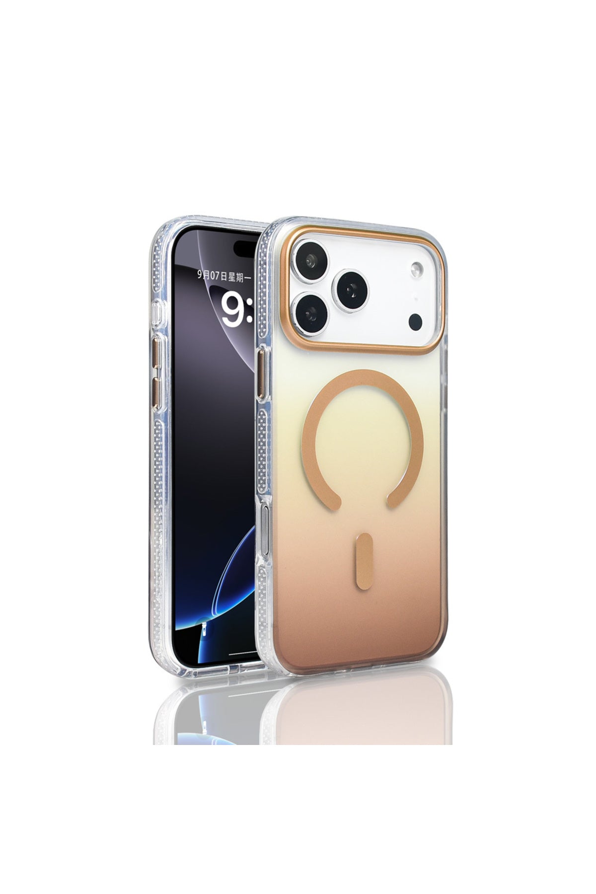 iPhone 17 Pro Max Case Rainbow Taurus Magnetic Charging Cover