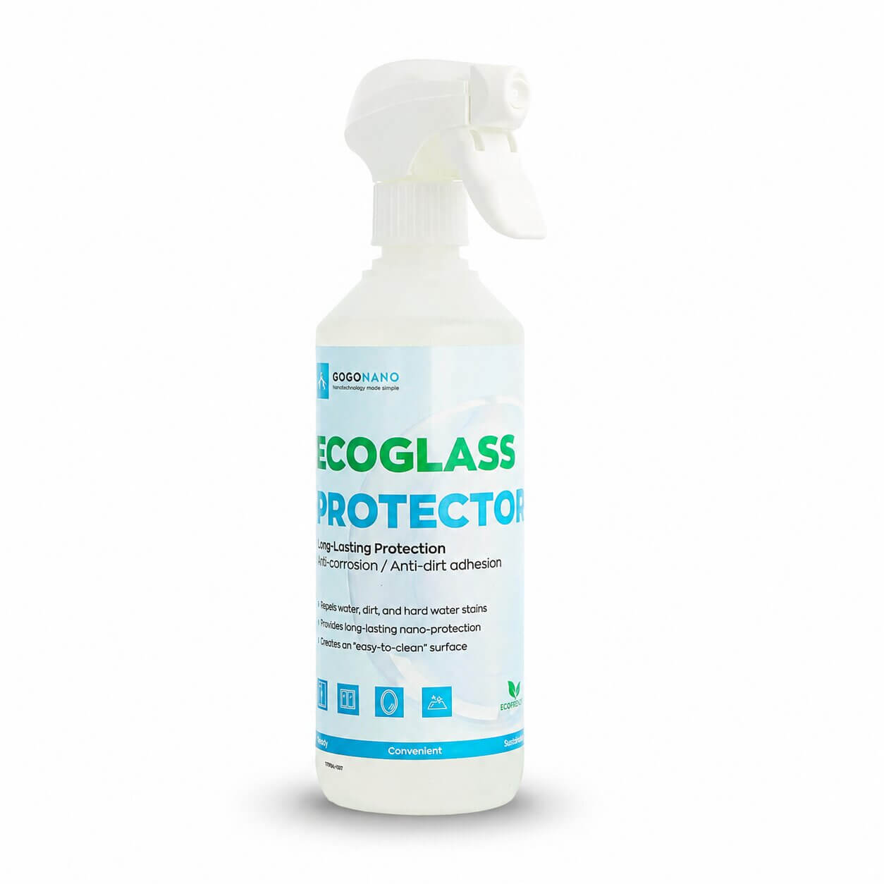 EcoGlass Protector – Nano Glass Coating, 500 ml