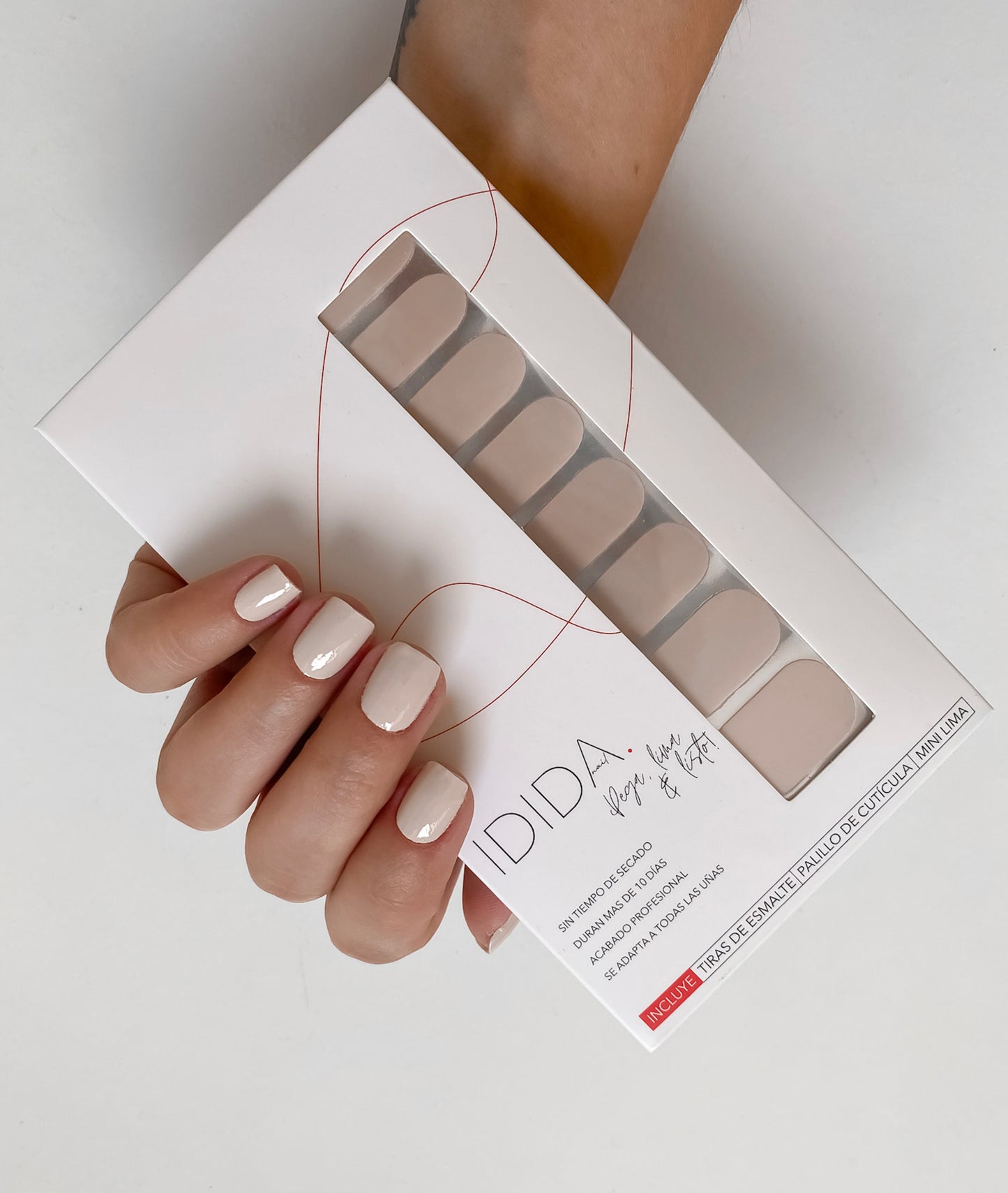 Nail wraps Nail stickers, Almost nude Nail polish strips